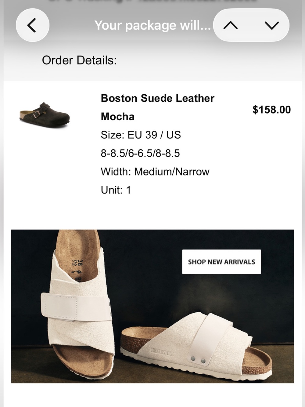 Birkenstock Brown Suede Boston Clogs with Buckle - Picture 9 of 9